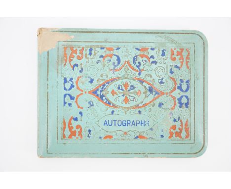 [ Autographs ] A vintage album containing autograph signatures of Pete York, Spencer Davis and others