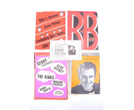 [ Autographs ] A group of 1960s souvenir programmes, including Adam Faith, The Russ Conway Show, Cilla Black, etc, together w