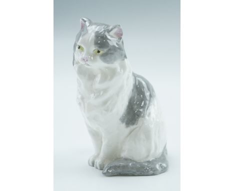 A Royal Worcester long haired cat, no 3615, 10 cm 