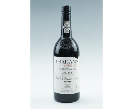 A bottle of 1983 (bottled in 1985) Graham's Vintage Port