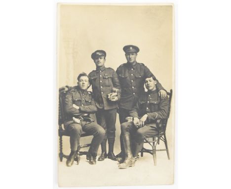 [ Victoria Cross ] A portrait postcard portraying Lieutenant Sergeant Tom Mayson. [Awarded the Victoria Cross for actions dur