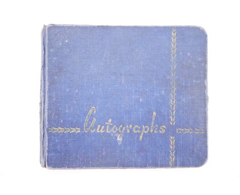 [ Autographs ] A vintage album of speedway racer signatures, circa 1970s
