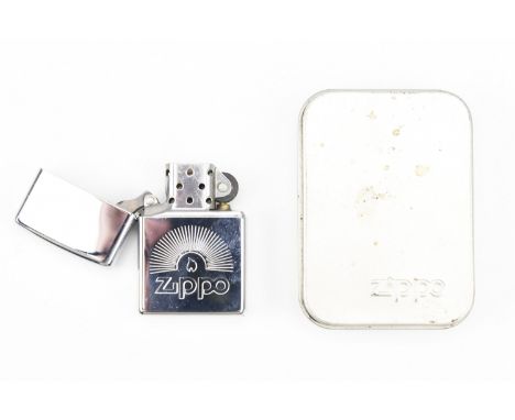 Zippo - Original Zippo Mururoa ( Atoll ) Bricquet rare Bradford + étui