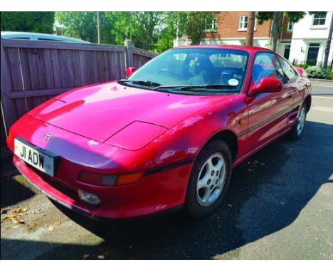 The first of the two MR2 Toyotas entered by the same vendor and again a long term owned car. This one is a UK model complete 