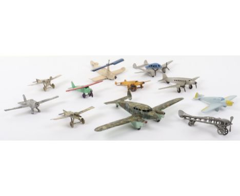 Quantity of Aircraft Models, including: Tootsietoys Crusader X110, EAL NC 1011, TWA NC 101Y, Auto Gyro, Tekno 488 Twin engine