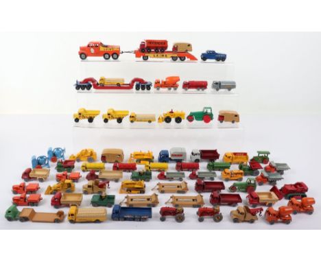 Quantity of Matchbox Moko Regular Wheels Commercial Vehicles unboxed models, including: 1a Road Roller, 1b Road Roller, 1c Ro