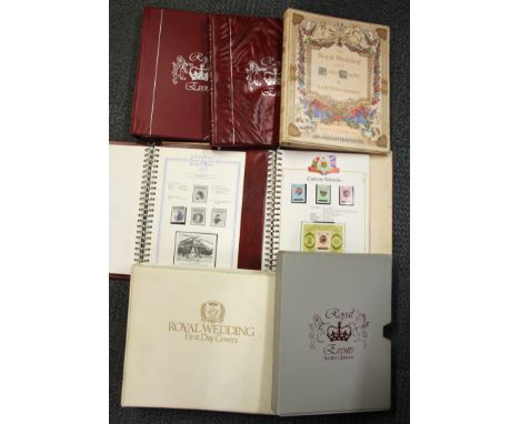 A quantity of commemorative first day covers and other stamps.