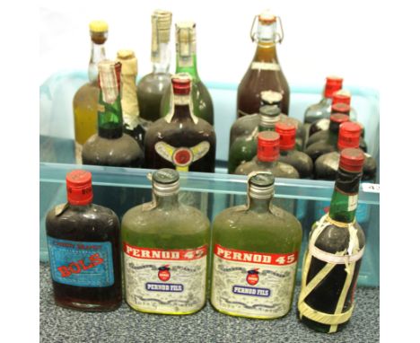 A quantity of vintage alcohol.