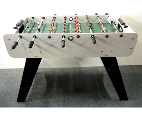 A vintage table football game, size 120 x 92 x 80cm.