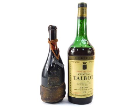 Two bottles of vintage wine, comprising a Chateau Talbot Medoc 1970, and Biselua Speciale 1970. (2)