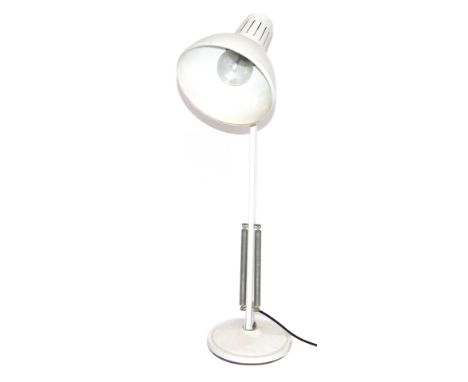 A white Anglepoise desk lamp, 63cm high. (AF)WARNING! This lot contains untested or unsafe electrical items. It is supplied f