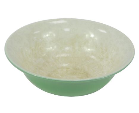 A Portmeirion The Starfire Collection jade bowl, by Julian Teed, 28cm diameter.