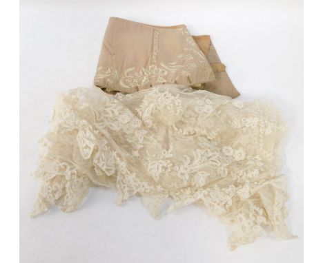 A group of vintage lace.