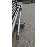 LOT OF (3) PIECES OF SM2550 NICKEL BASE OCTG TUBING , 4.50 OD X 3.74 ID, APPROX. (1) 43' LONG (1) 22
