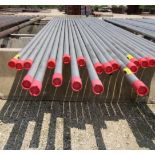LOT OF (16) PIECES OF S32760 NICKEL BASE OCTG TUBING , 3.50 OD X 2.602 ID, APPROX. 31' - 34' LONG, 1