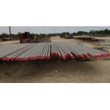 LOT OF (30) PIECES OF SM2535 NICKEL BASE OCTG TUBING , 3.50 OD X 2.751 ID, APPROX. 31' - 34' LONG, 1