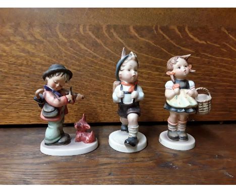 3 x Goebel, M.J. Hummels figures.