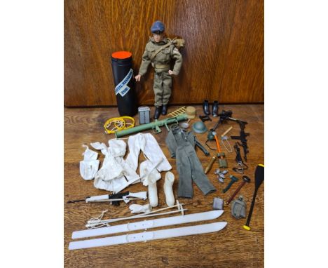 Vintage Action Man and accessories.