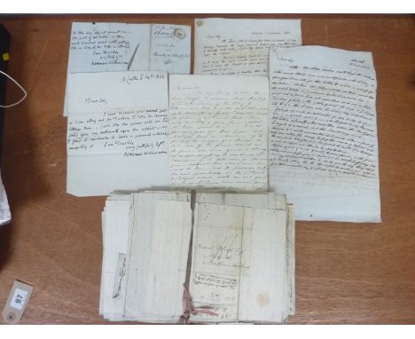 Northumberland - Alder Family of Horncliffe, Berwick - Letters. 1832-1835. Bundle of letters from the Alder family of Horncli