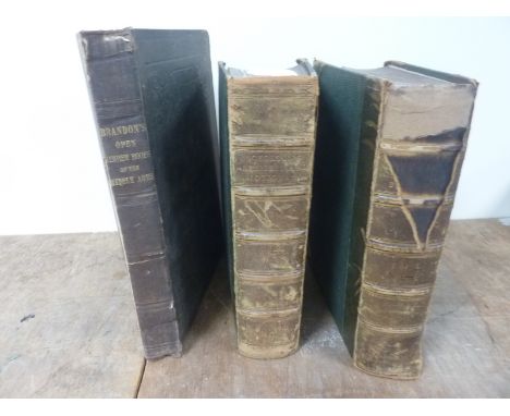 NICHOLSON PETER.  An Architectural Dictionary. 2 vols. Well worn cond. but many eng. plates & diags. Quarto. 1819; also anoth
