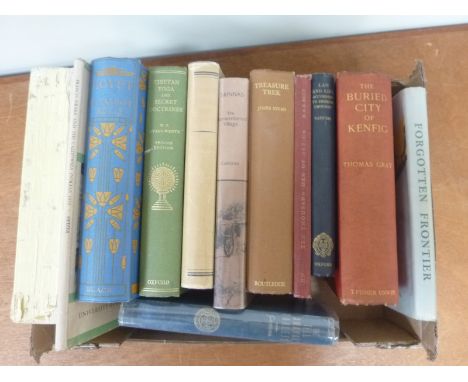 CONDER C. R.  The Tell Amarna Tablets. Maps. Orig. cloth, rather worn. 1894; also 11 various travel & topography.  (12).