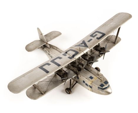 * Imperial Airways Short L-17 ‘Scylla’ – Biplane Airliner. c. 1934, A fine scratch-built model of the famous airliner operate