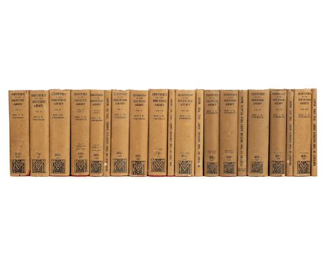 Fortescue (John William). A History of the British Army, 13 volumes in 14, with 6 map volumes, mixed editions, Macmillan &amp