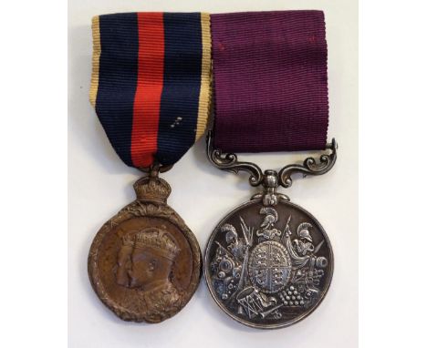 * Liverpool Regiment. A pair to Colour Sergeant W. Culver, Liverpool Regiment Victorian Army Long Service &amp; G.C. (5077 C.