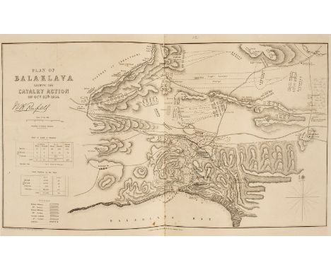 Crimean War. A composite atlas containing twenty maps, circa 1860, untitled atlas containing maps of regions, towns and battl