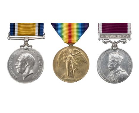 * WWI: A group 3 to Private N.F. Wakley, Northhamptonshire Yeomanry later Corps of Military Police British War and Victory Me