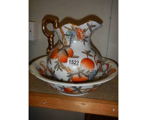 A jug and basin set.