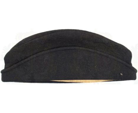 HJ/DJ-SCHIFFCHEN, schwarzes Tuch m. weißem Leinenfutter, Effekten entfernt, leicht getragen, ca. Gr. 54, um 1940
