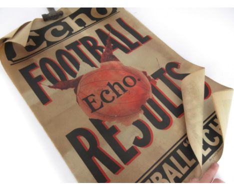 Alex K. Sutton (20th Century),a group of three 'Echo Football Results' posters,75 x 51 cm each