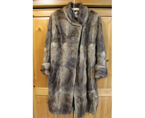 A vintage fur coat 