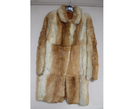 Two fur coats together with a further vintage coat (3)