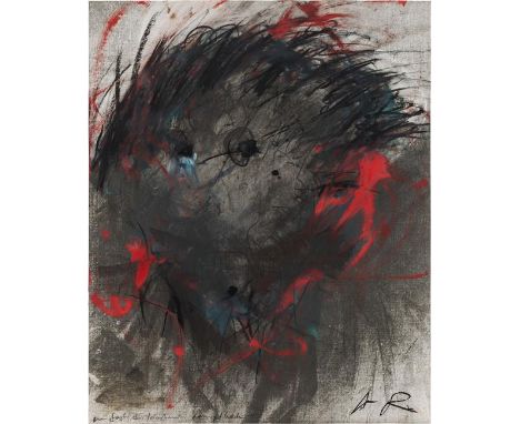 Arnulf RainerVan Gogh als trinkender Kampfhahnca. 1979Fotografie, überarbeitet; gerahmt59,5 x 48,5 cmBezeichnet und monogramm