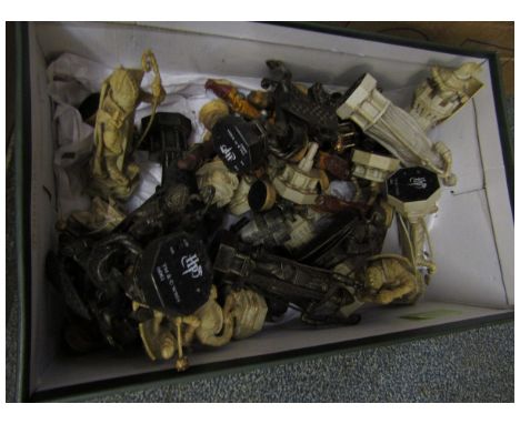 BOX CONTAINING HPS CHESS MODELS  
