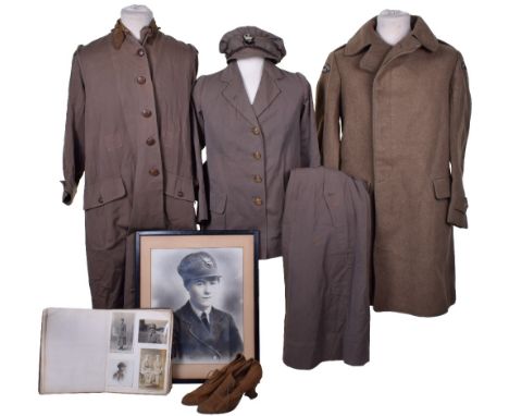 Extremely Rare Great War Royal Flying Corps / Royal Air Force Uniform & Ephemera Grouping of Miss K Hargeaves Woman’s Royal A