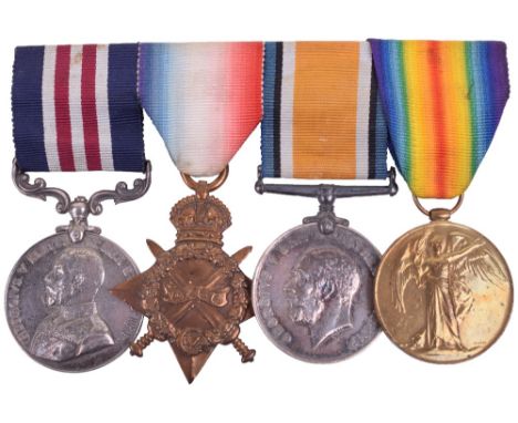 An Interesting Great War Wiltshire Regiment Military Medal (M.M) Group of Four, George V Military Medal awarded to “20835 L.C
