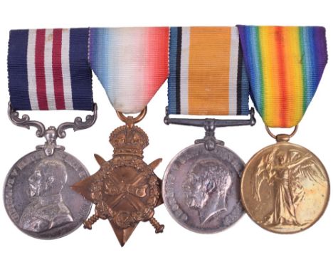 An Interesting Great War Wiltshire Regiment Military Medal (M.M) Group of Four, George V Military Medal awarded to “20835 L.C