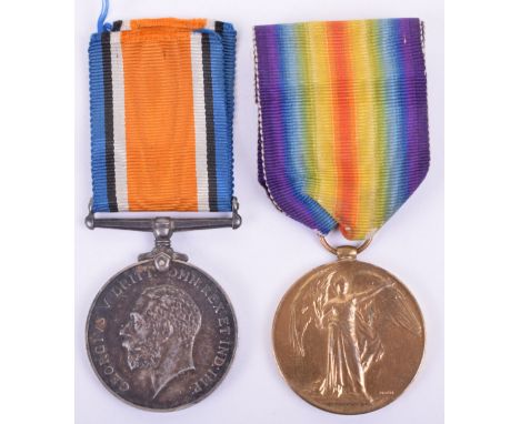 WW1 Royal Air Force Pair of Medals, British War & Victory Medals, named to “201274. SGT. J.W. POLLOCK. R.A.F.” Both are compl