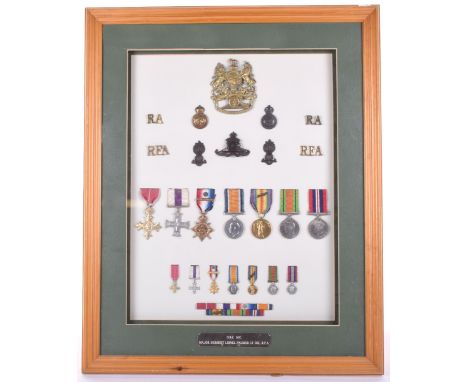 Royal Artillery Order of the British Empire and Military Cross Medal Group of Seven, O.B.E. Military, George V Military Cross