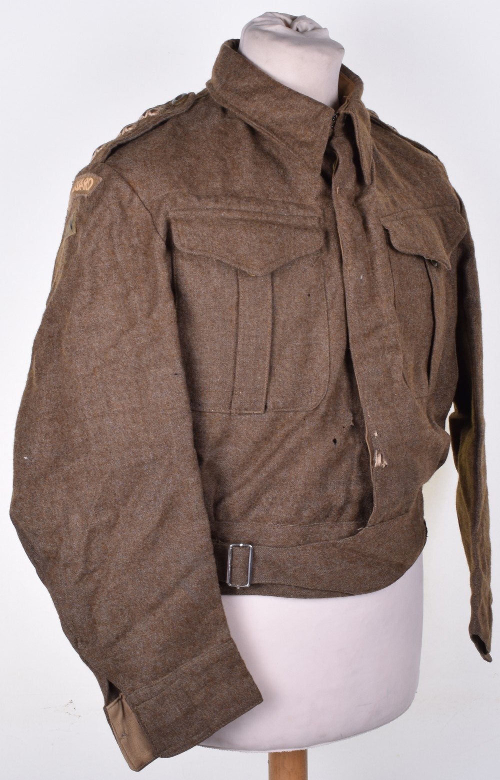 WW2 Glamorganshire Home Guard Battle Dress Blouse, 1937 pattern battle ...