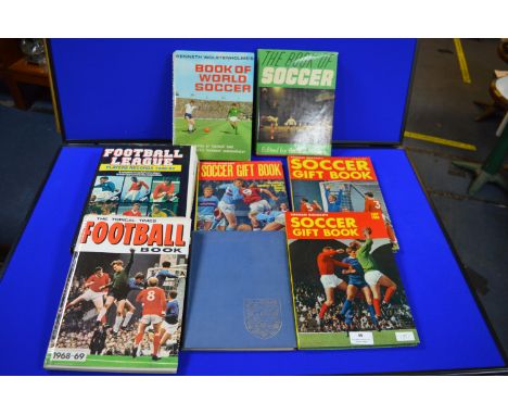 Eight Vintage Soccer Books and Annuals 