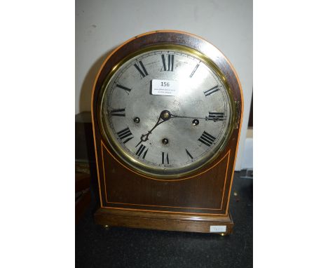 Large Edwardian Mantel Clock with Westminster Chimes 