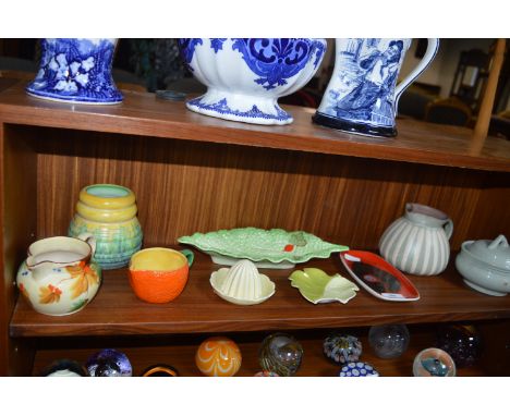 Pottery by Poole, Carlton Ware, etc. 