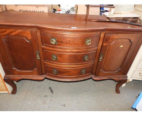 Mahogany Buffet Stand with Three Drawers and Two Cupboards under 