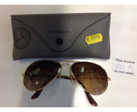 Pair of Ray-Ban Titanium Sunglasses