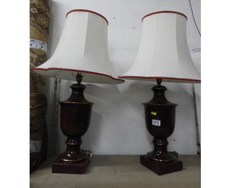 Pair of Ceramic Table Lamps 