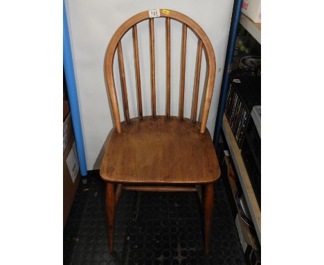 Stick Back Dining Chair with Shaped Seat 